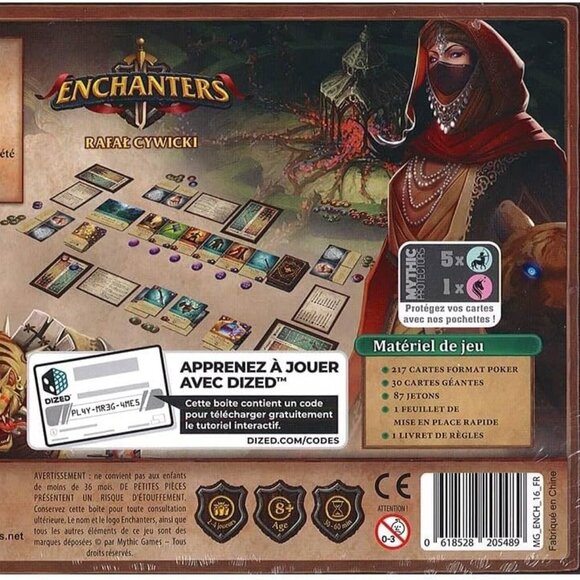 3/$77❤️new sealed ENCHANTERS board game French Version Française Mythic Games - Picture 8 of 8